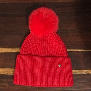 Steve Madden Red Knit Beanie
